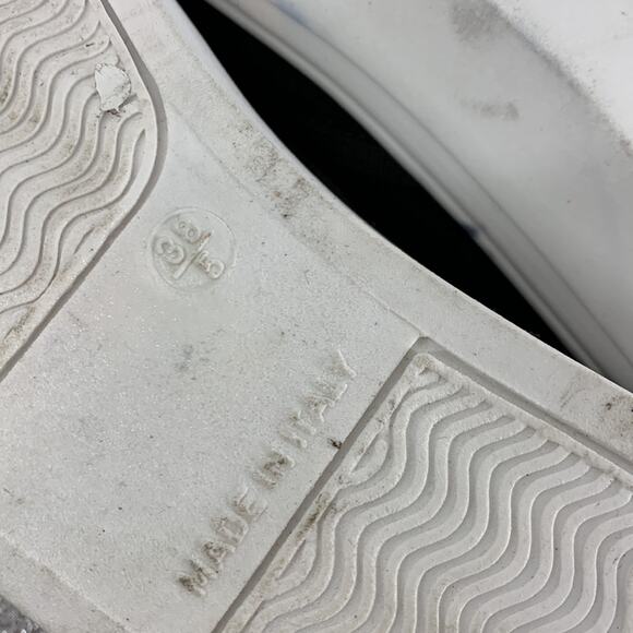 Topshop Black Suede Platform Sneakers Size 38 Slip On Made In Italy - Picture 4 of 6